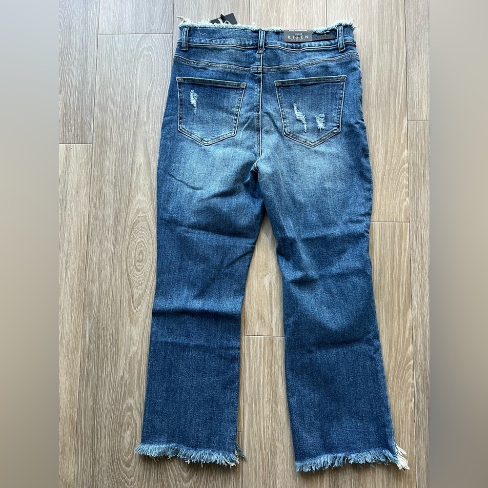 Distressed Blue Women's Jeans 13 | 31 - Picture 2 of 4